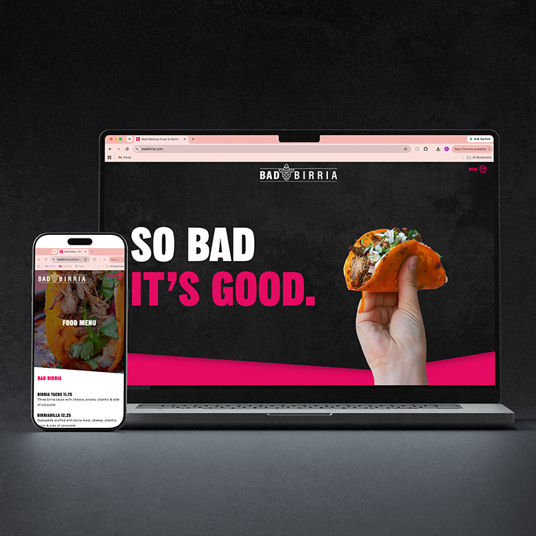 Bad Birria website